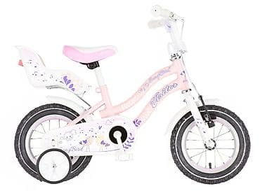 set za prvi razred: Bicikl kids Visitor Songbird 12" 7" V-brake, kontra, 95–115 cm (12") – — 3