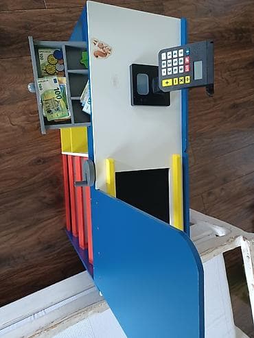 valentino patike crne: Drvena dečja kasa/mini market “Lidl” – kompletan set za igru — 4