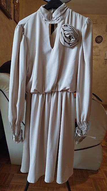 Elegantna haljina “Dolce Vita” – Made in Italy - Boja: svetlo