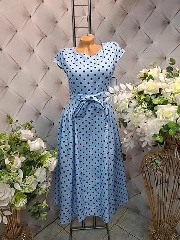 sandra fellini dresses: Haljina duga na tufne,retro šik A kroj sa blago podignutim strukom,ima — 1