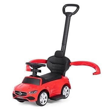 pepco garderoba za bebe: Guralica Mercedes C CLASS sa interaktivnim volanom i ručkom, RED — 4