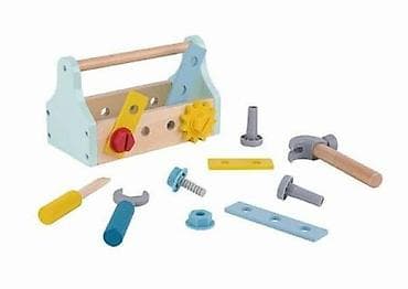 jeftina muska obuca: Drveni alat set za male majstore 🔨🧰 Sa ovim drvenim setom alata, vaše — 1
