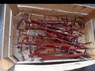 drveni prozori i vrata: Klanfe za drvene stubove (grede),17 komada od fi 8 mm dužine i do 230 — 3