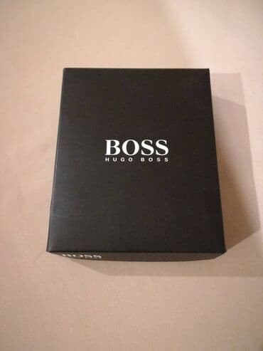 torbe sa cirkonima: Muški novčanik, Hugo Boss, Materijal: Koža — 1