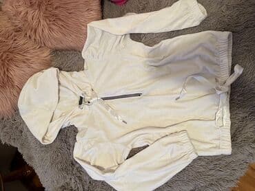 Sweatsuit Sets: Single-colored, color - White — 1