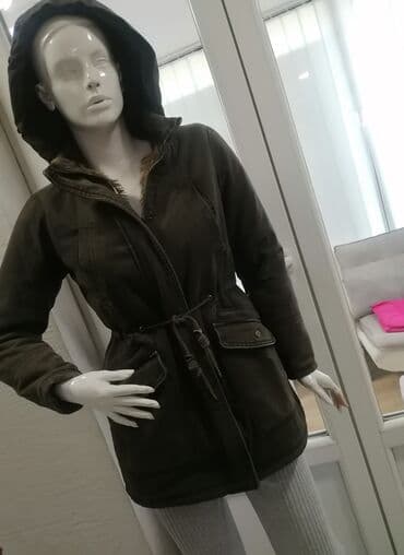 kupaci push up: Parka sa krznom PUL & BER Maslinasto zelena boja Vel M Nošena — 3