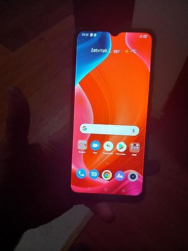 starinski fiksni telefoni: Realme C21 (RMX3201) - Ekran: 6.5" HD+ sa „waterdrop“ notch‑om - — 5