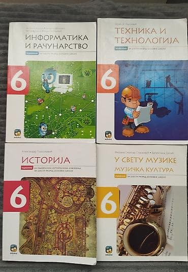 podloga za vezbanje: Komplet udžbenika za 6. razred osnovne škole – više izdavača Sadrži — 4
