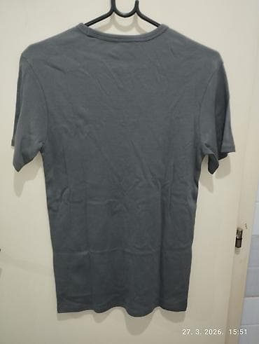 Majice: Muška majica kratkih rukava nova– siva vl S - Model: klasičan — 3