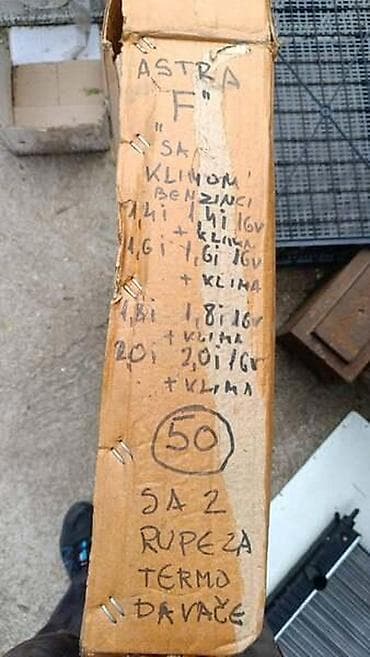 xtool d5s cena: HLADNJAK VODE MOTORA ZA OPEL ASTRA F OD 1991. DO 1998. GOD. | — 1