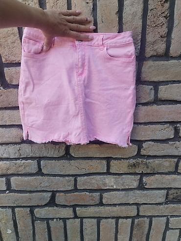 teksas haljine sinsay: Teksas suknja – veličina L. Struk: poluobim 39 cm, tegli do 42 cm — 2