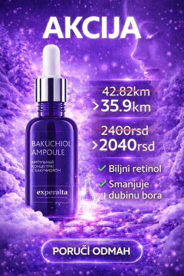 sako od prevrnute koze: AKCIJA - 15%❄️❄️ISKORISTI AKCIJU I PORUČI Bakuchiol Ampoule – ampulski — 2