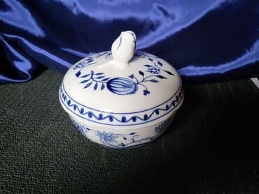 Sobne biljke: Secernica 1968 do 1987g.Kahla porcelan cvibl mustra Nemacka. Posuda — 6