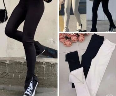 ramax zenske pantalone: L, Visok struk, Ravne nogavice — 1