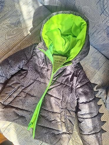 Dečja jakna sa dinosaurus detaljima – Carter’s 4-5y - Model: puffer — 2