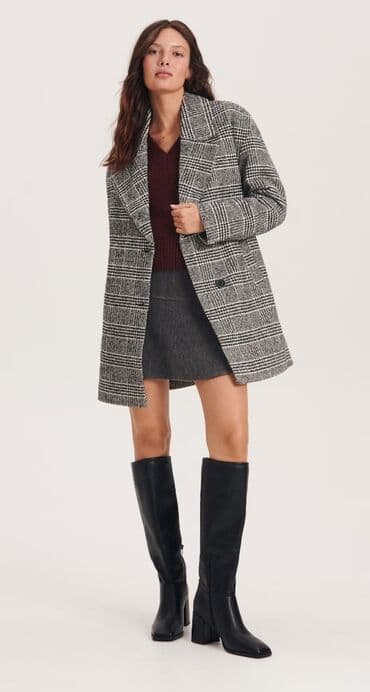 zimske jakne c a: Reserved, L (EU 40), Plaid, With lining — 1