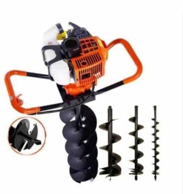 za busenje rupa na kaisu: Bušač rupa KRAFTECH 6.5ks + 3 burgije (200) Benzinski busac rupa za — 1