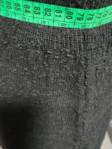 komplet suknja i dzemper: L, Maksi, bоја - Crna — 2