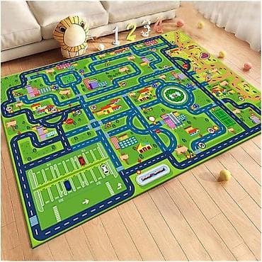 somotske pantalone gde kupiti: Dečiji tepih 90 x 60 cm – Grad (Šifra proizvoda: ) - Dizajn „City — 1