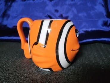 Ostalo posuđe: Solja nova riba klovn. Nova keramicka solja,rucno oslikana pa — 1