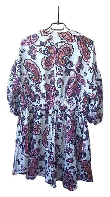 dušan stil haljine: ZARA haljina 26 ili M - Boho/etno stil sa paisley printom u nijansama — 2