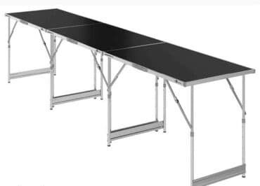 nameštaj mišo: Spojivi i podesivi aluminijumski sto novo na rasklapanje 3u1 akcija — 2