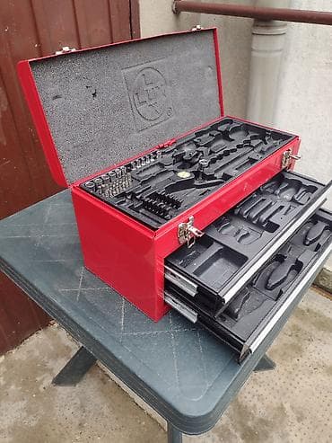 Merni alati i instrumenti: Metalni kofer za alat - ✅Metalni kofer za alat premljen sa 2 fioke i — 5