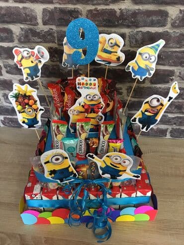 ugaona od paleta: Torta od slatkiša — 1