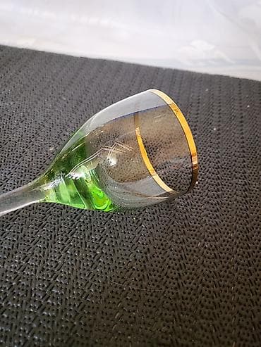 cehoslovacka: Casice Bohemija,kristal,rucni rad 1950g +,za zestoko pice. Casice za — 10