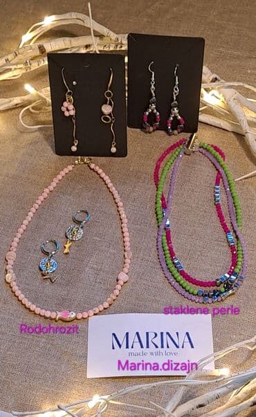 push up helanke za trening: Handmade, Set: Necklace, Material: Beads — 4