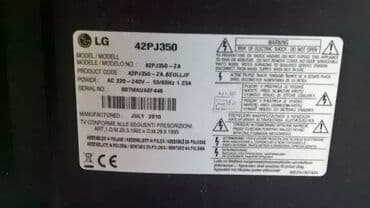 postolje za tv lg: LG 42PJ350 u Delovima Y SYS Boards EAX61332701 (EBR66607501) Main — 13