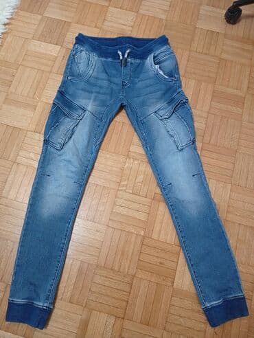 Suknje: Dečije farmerke – jogger modeli - Model: Cuff Jogger - Veličina — 4