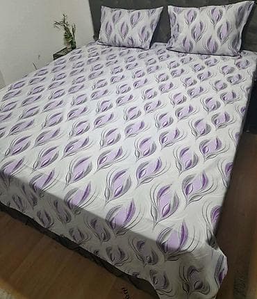 Bed sheets: Jednokrevetna singl posteljina. 100% pamuk. Set sadrzi: * dusecni — 10