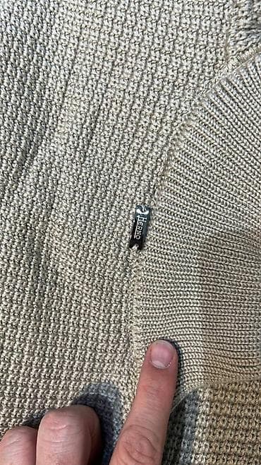 pantalone s: Herno muška hibridna jakna/džemper - Model: pleteni džemper sa — 3