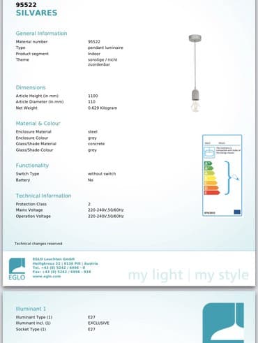 lidl ljuljaska za decu: Pendant light, New — 4
