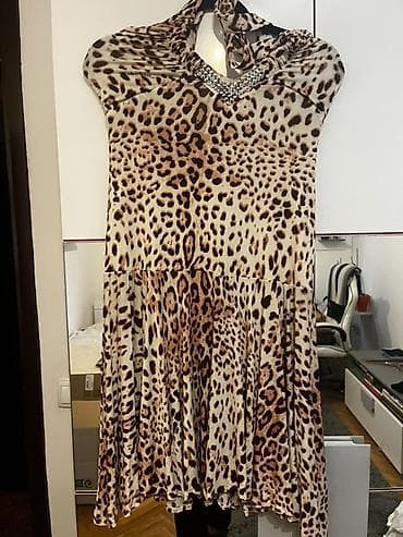 Haljina CLASS Roberto Cavalli – leopard print - Model: kratka/midi