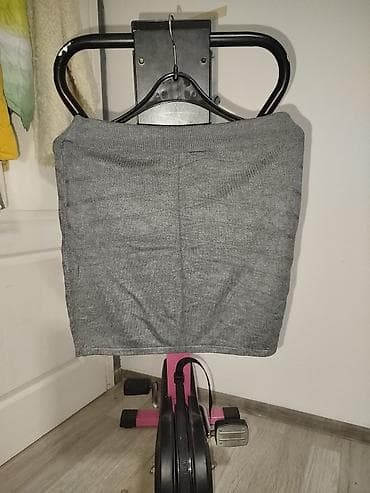 pepco zene: Siva ženska uska suknja – basic model. - Boja: tamnosiva melirani ton — 1