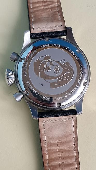 pleteni kaiševi: Ingersoll “Sir Alan Cobham” Edition – automatski pilotski hronograf - — 9