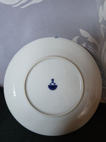 porcelanske solje za caj: Japanski porcelanski tanjiri,rucno oslikani 1950g+. Japanski desertni — 7
