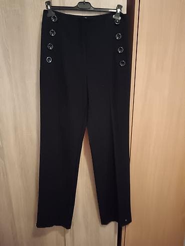 levis crne farmerke: Ženske pantalone PS Fashion – crne, visokog struka, ravnog kroja — 1