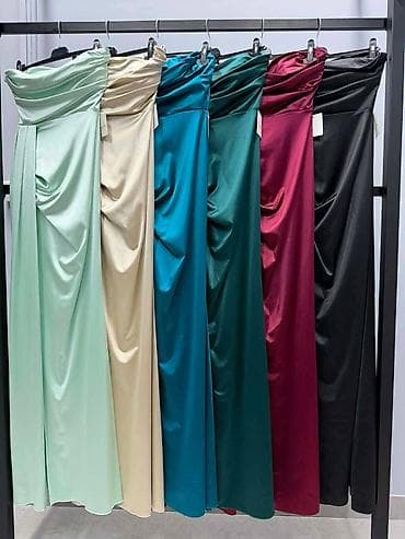 Haljine: Elegantna večernja haljina - Dužina do poda sa visokim šlicem sa — 6