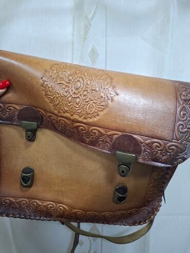 velika lepeza: Aktovka, Handmade, Materijal: Koža — 1