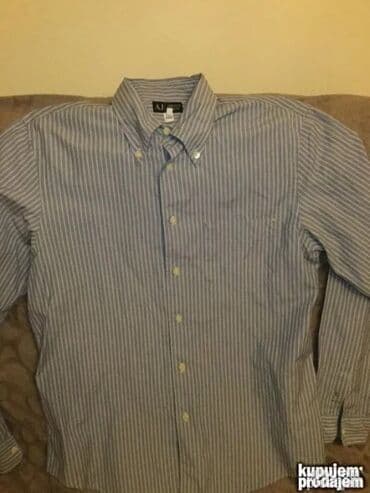 ARMANI kosulja L 100% cotton Made in Italy Ramena 50cm duzina na lalafo.rs ARMANI kosulja L 100% cotton Made in Italy Ramena 50cm duzina