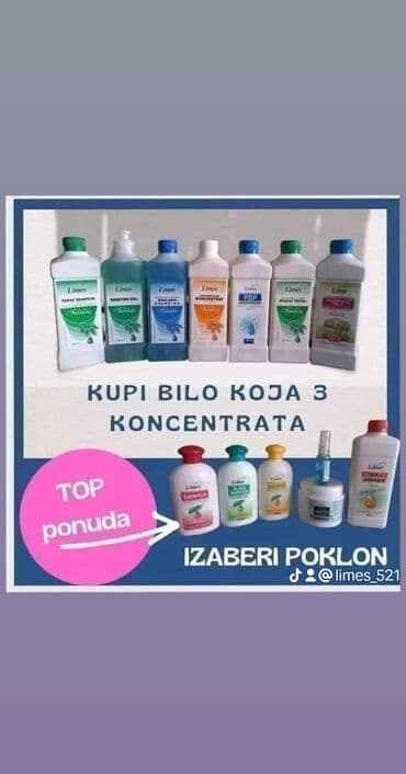 limes sredstvo protiv budji: Izaberite bilo koja tri koncentrata i po zelji poklon — 1