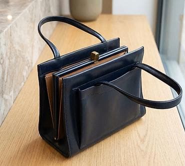 turska kozna obuca: Kožna ženska torba – elegantan poslovno‑dnevni model - Materijal — 1