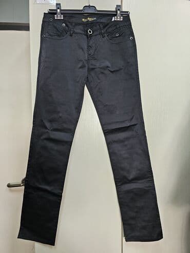 pantalone od vestacke koze: L (EU 40), Normalan struk, Ravne nogavice — 1