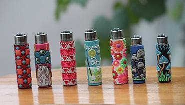 Bicycles: Clipper upaljači – kolekcija sa reljefnim futrolama (set) Komplet — 2