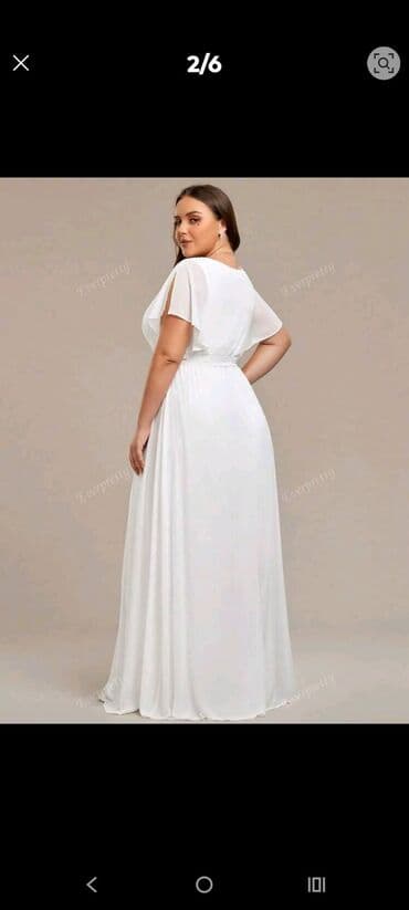 svecane pantalone i tunike: 2XL (EU 44), color - White, Evening, Short sleeves — 5