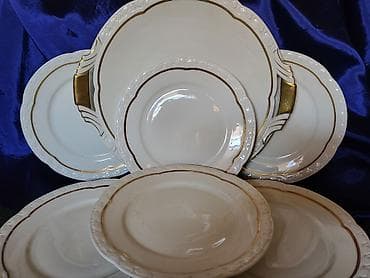 cajnik sa filterom: Servis za torte,kolace 1929 do 1972g. Edelstein Bavaria. Servis za — 4