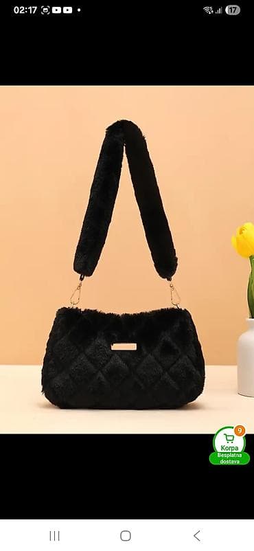 Ženska odeća: - Crne široke pantalone sa visokim pojasom ukrašenim velikim metalnim — 3